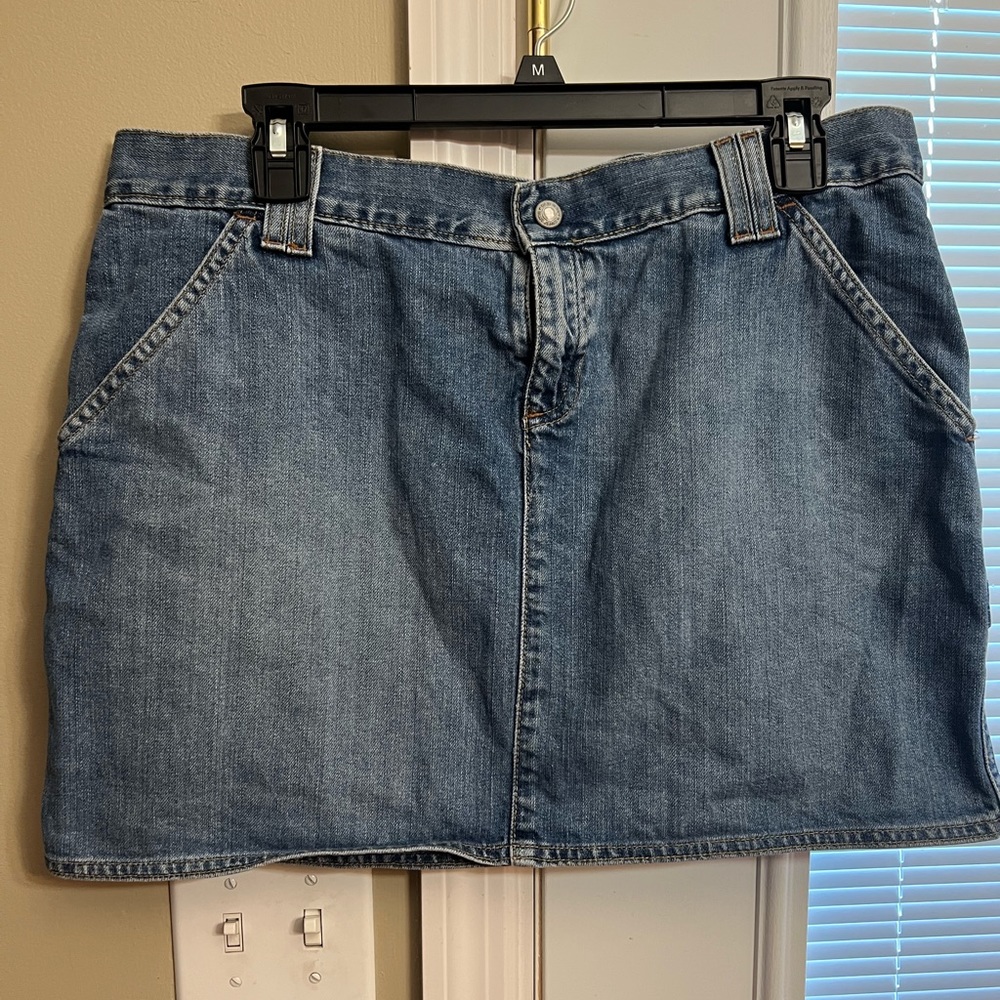 Denim mini skirt,old navy.